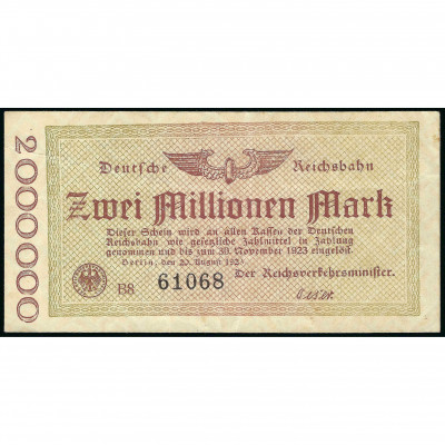 Нотгельд, 2 Миллиона Марок, Германия – Берлин...