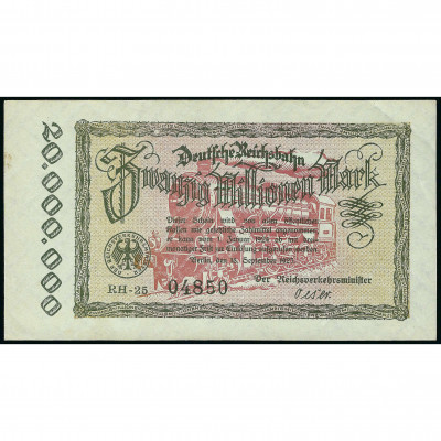 Нотгельд, 20 Миллионов Марок, Германия – Берл...