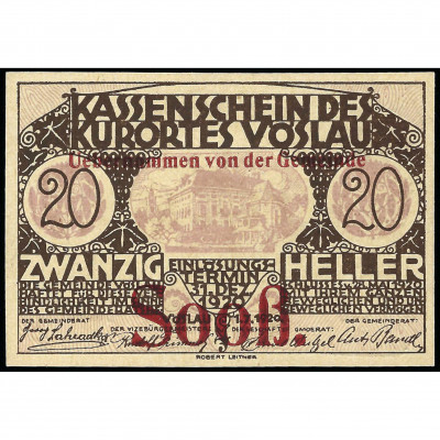 Нотгельд, 20 Геллеров, Австрия - Курортный Го...