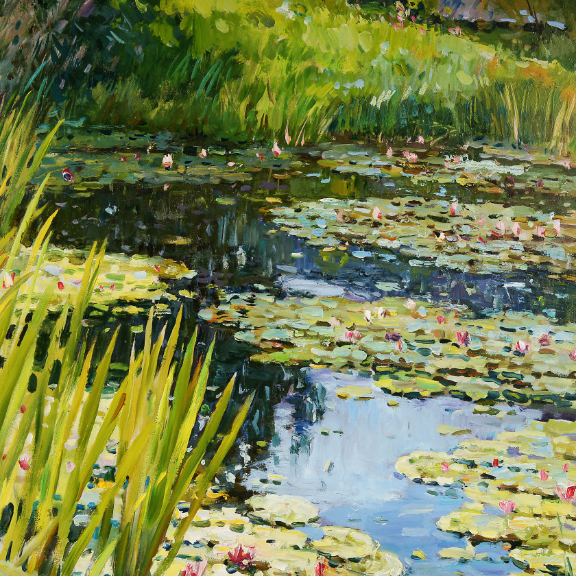 Painting "Lilies, Sunny Day"