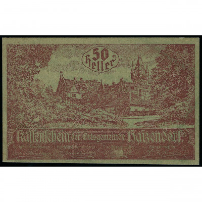 Нотгельд, 50 Геллеров, Австрия - Муниципалите...