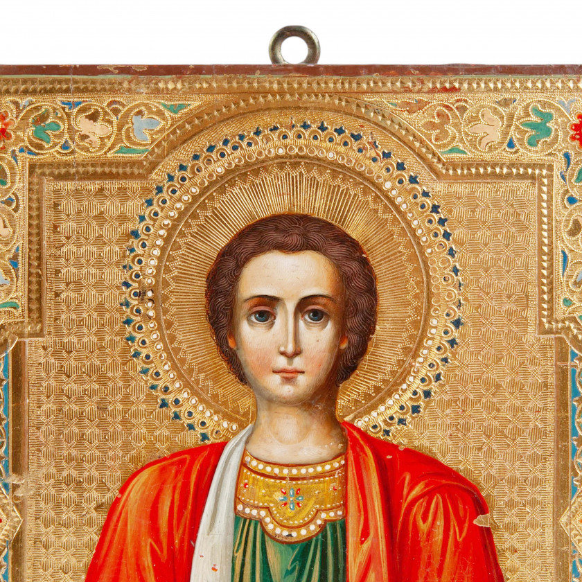 Икона " Святой Великомученик и целитель Пантелеймон"