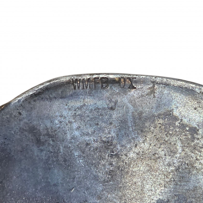 Посеребренный поднос в стиле Ар-Нуво