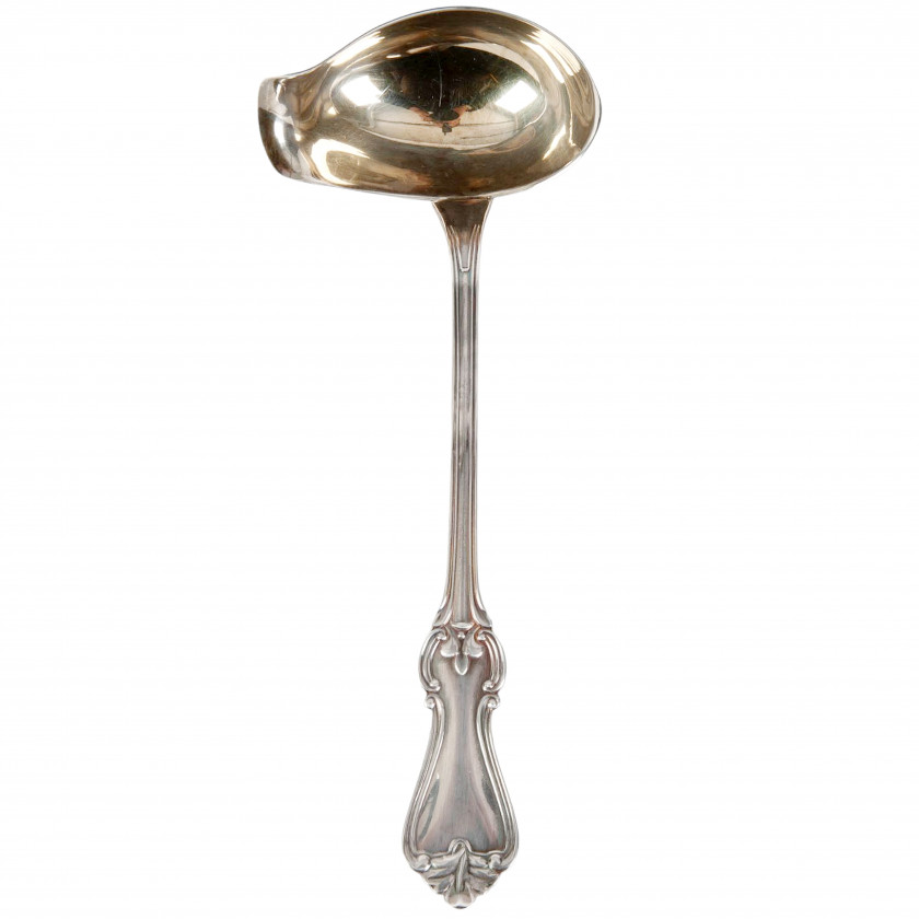 Серебряная ложка для соуса