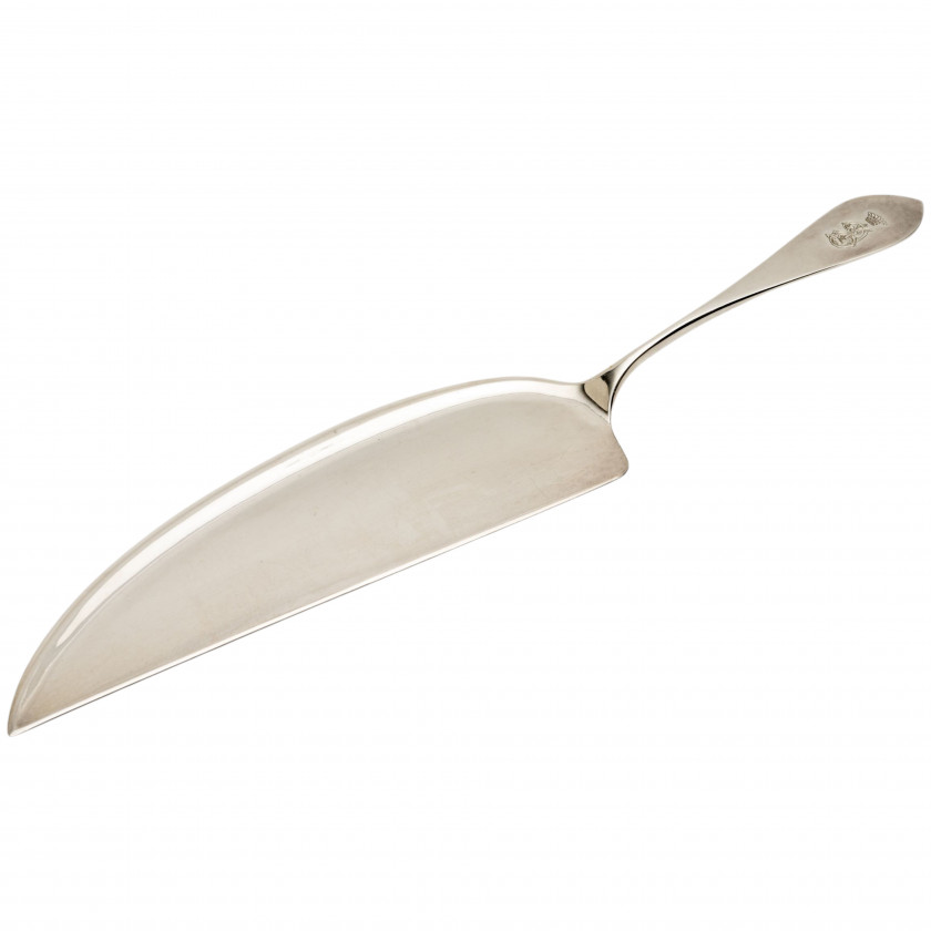 Silver flatware set for 12 persons