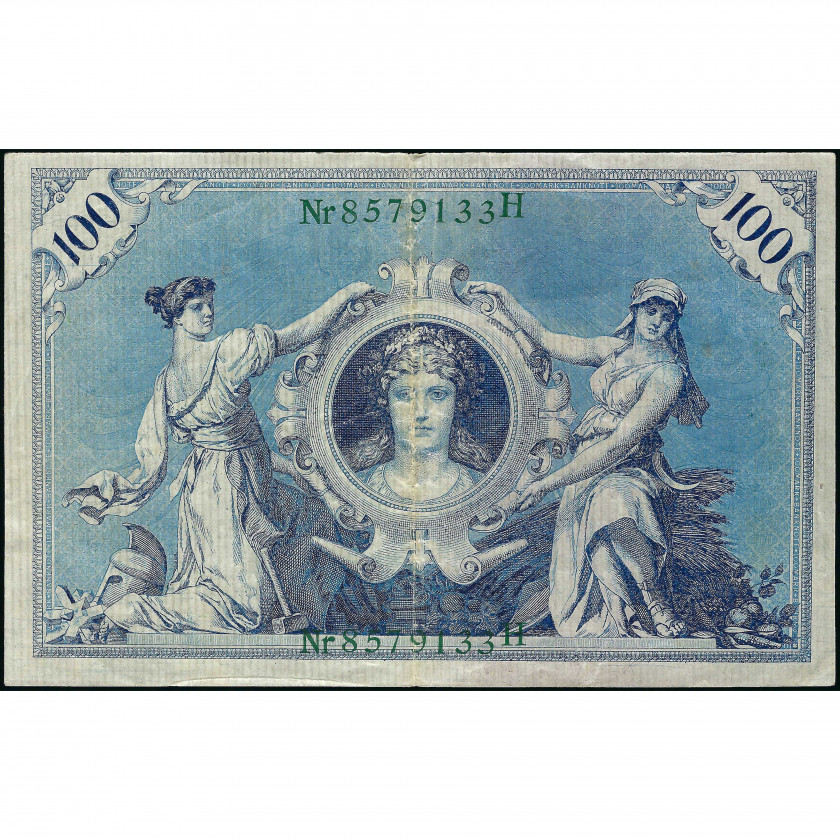 100 Марок, Германия, 1908 (VF), Pick 34