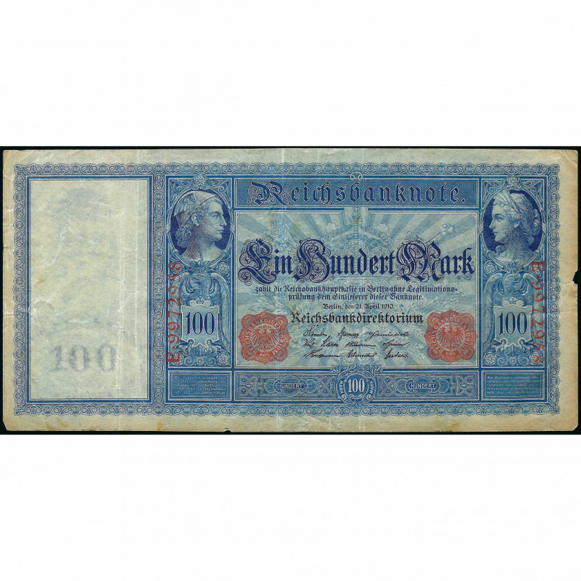 100 Марок, Германия, 1910 (VG), Pick 42