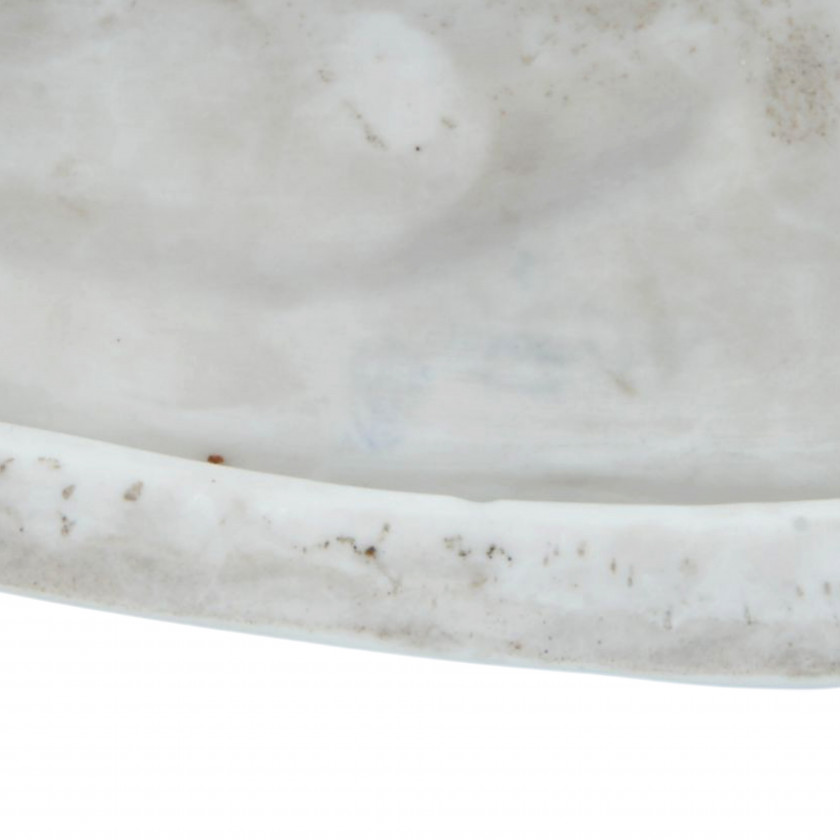 Фарфоровая чаша "Два белых медведя"