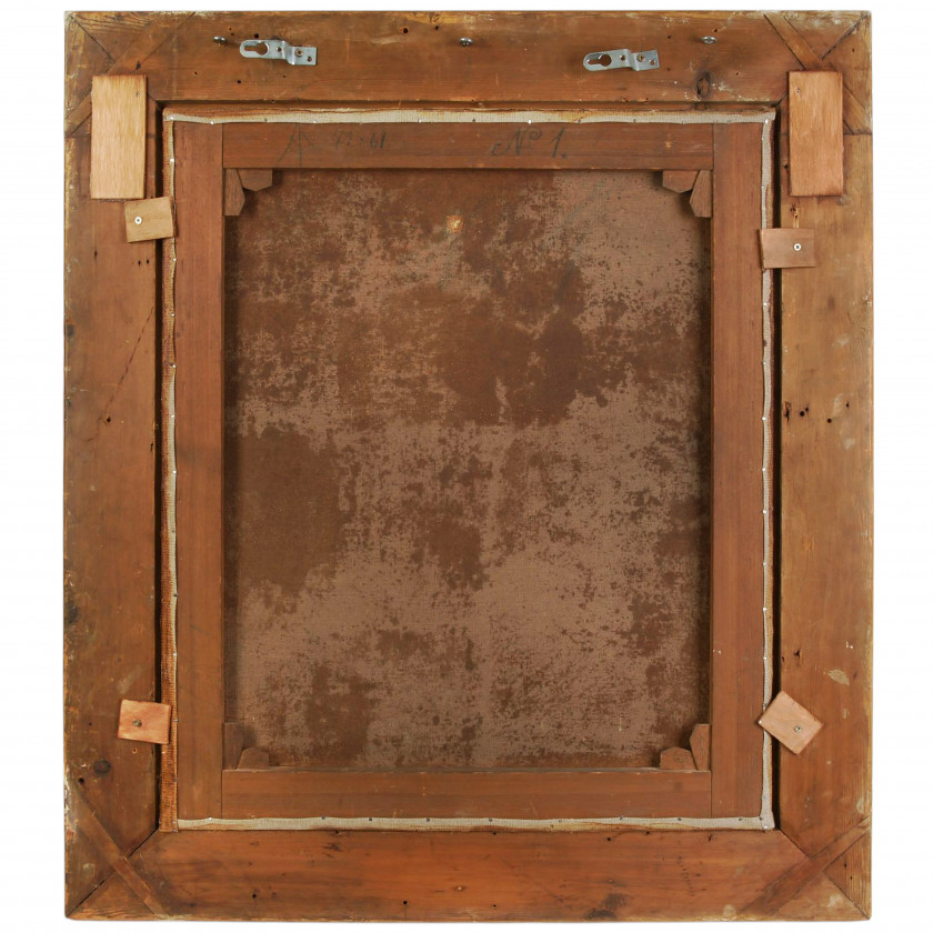 Картина "Крымский пейзаж, Алупка"