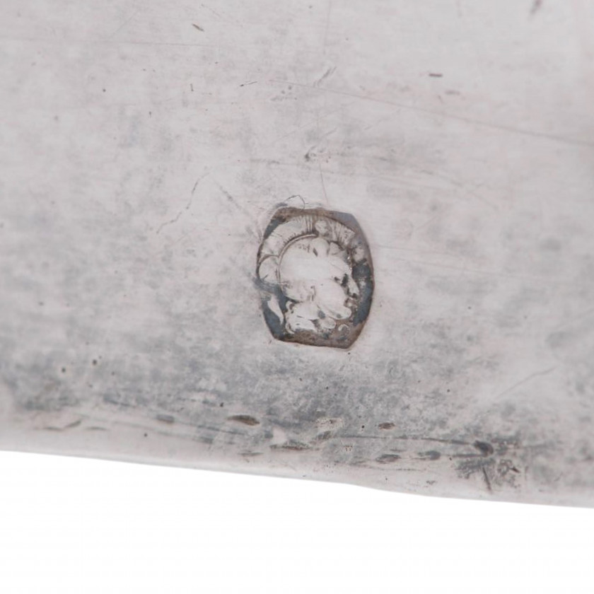 Серебряная ложка для соуса