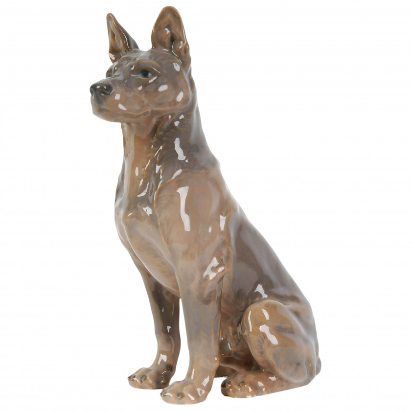 Фарфоровая фигура "Немецкая овчарка"