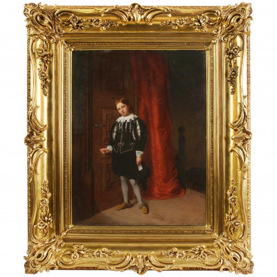 Картина "Мальчик с письмом"