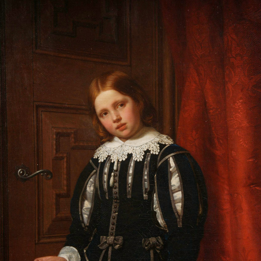 Картина "Мальчик с письмом"