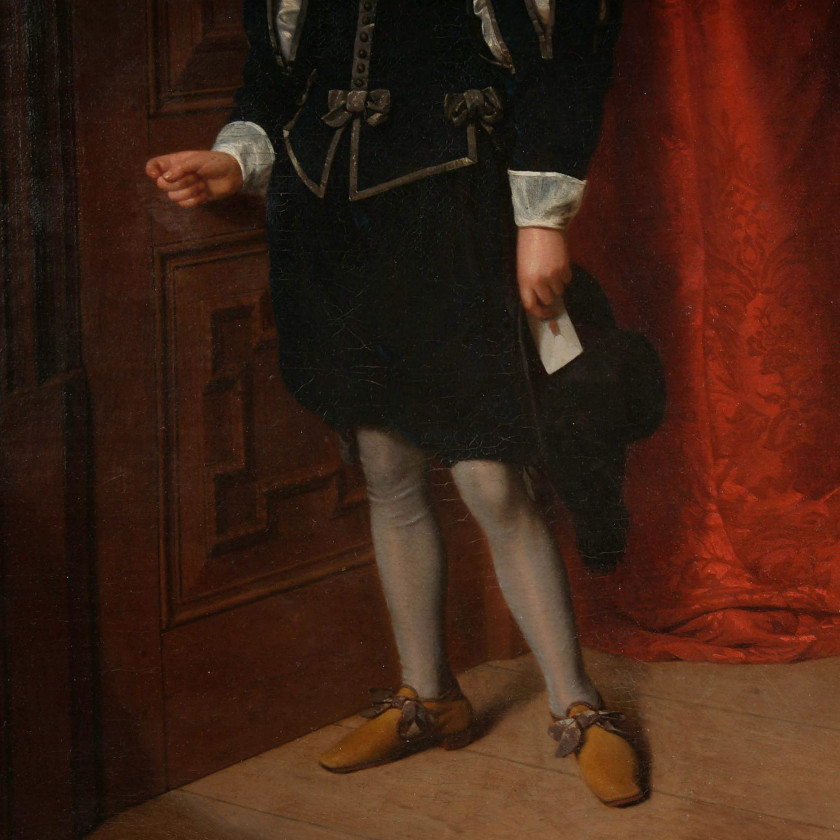 Картина "Мальчик с письмом"