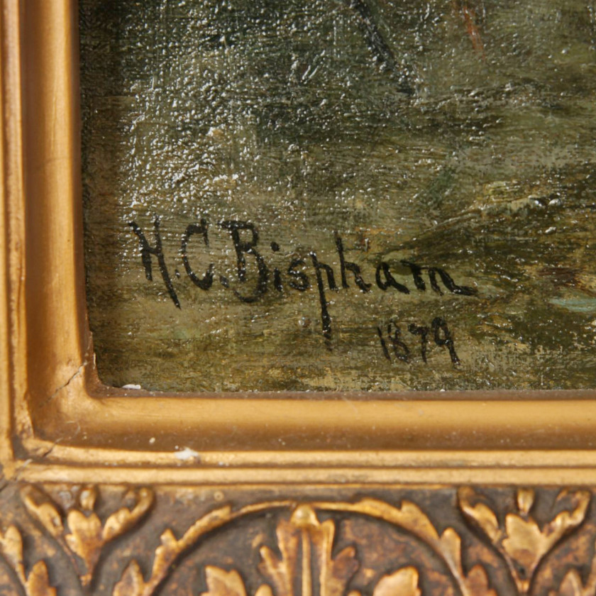 Картина "Коровы у водопоя"