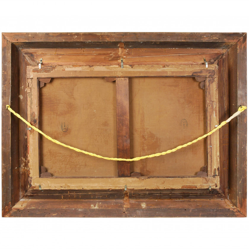 Картина "Коровы у водопоя"