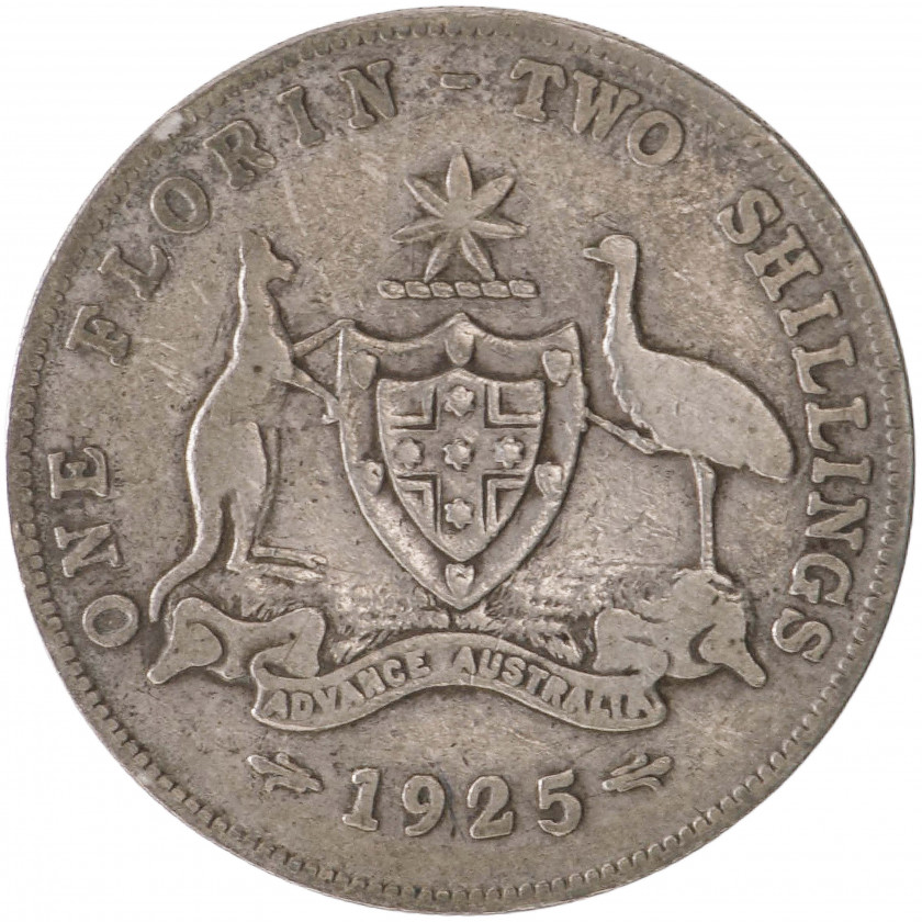 2 Shillings 1925, Australia (VG), KM 27