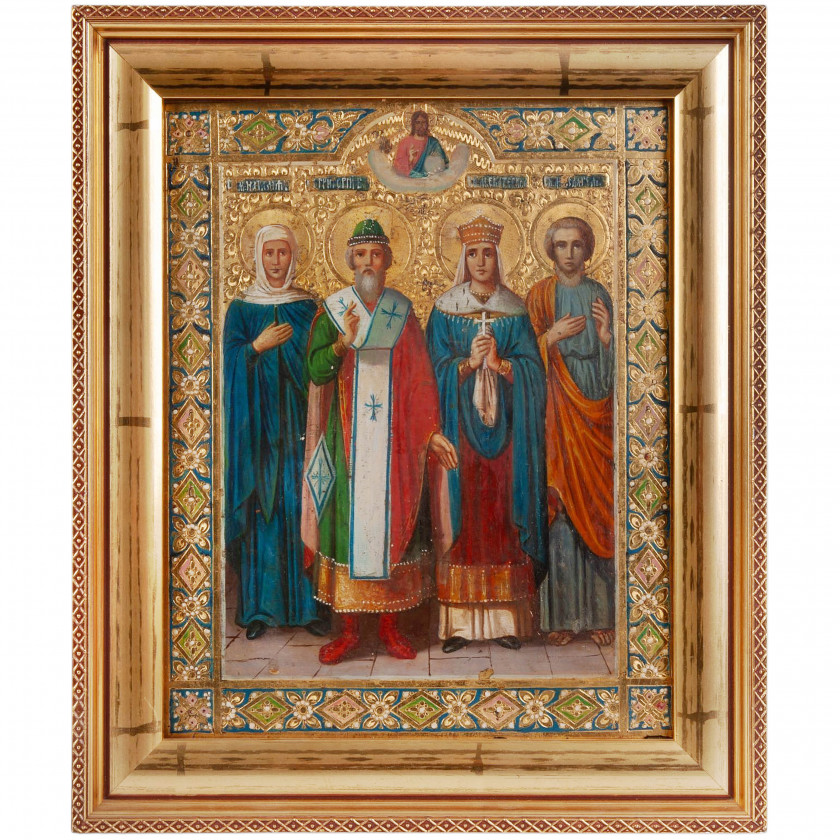 Icon "Selected saints - Natalia, Gregory, Catherine, Pelagia"