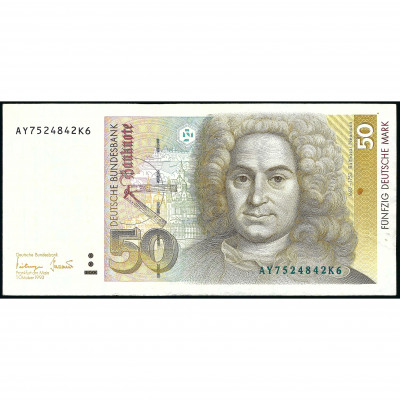 50 Deutsche Mark, Germany (Federal Republic)...
