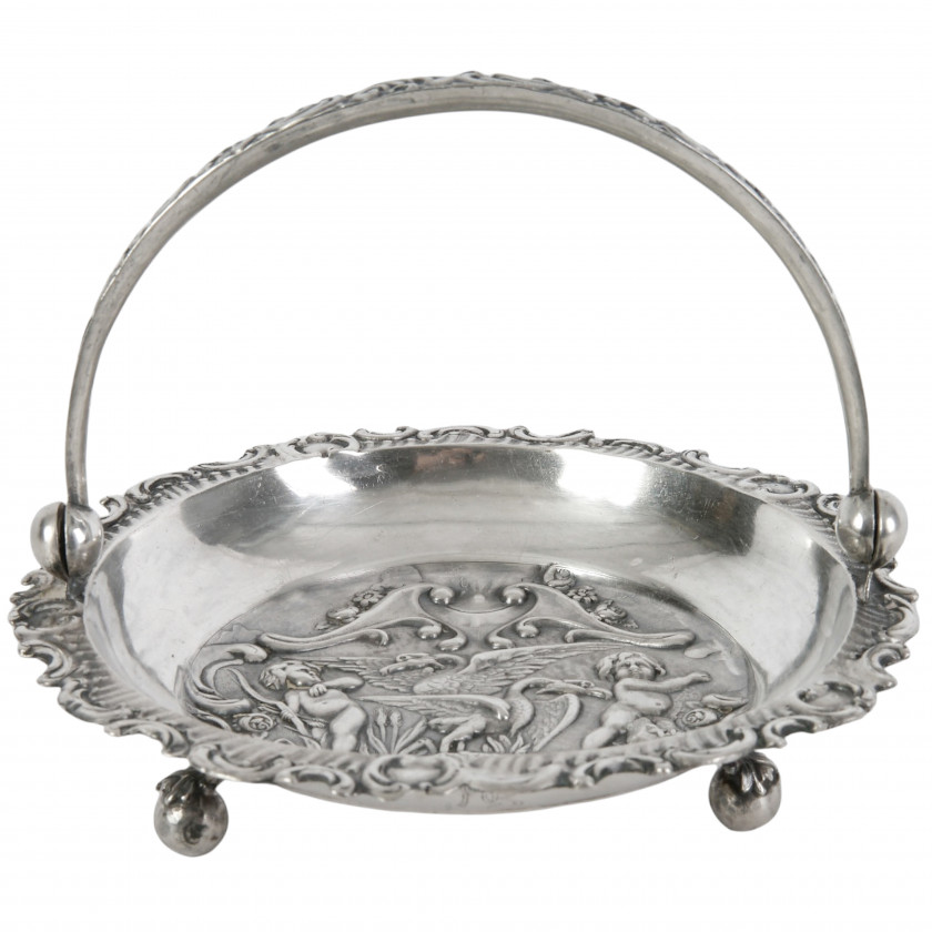 Silver candy bowl