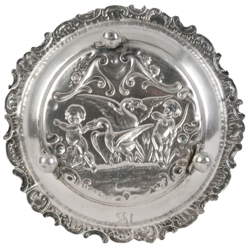 Silver candy bowl