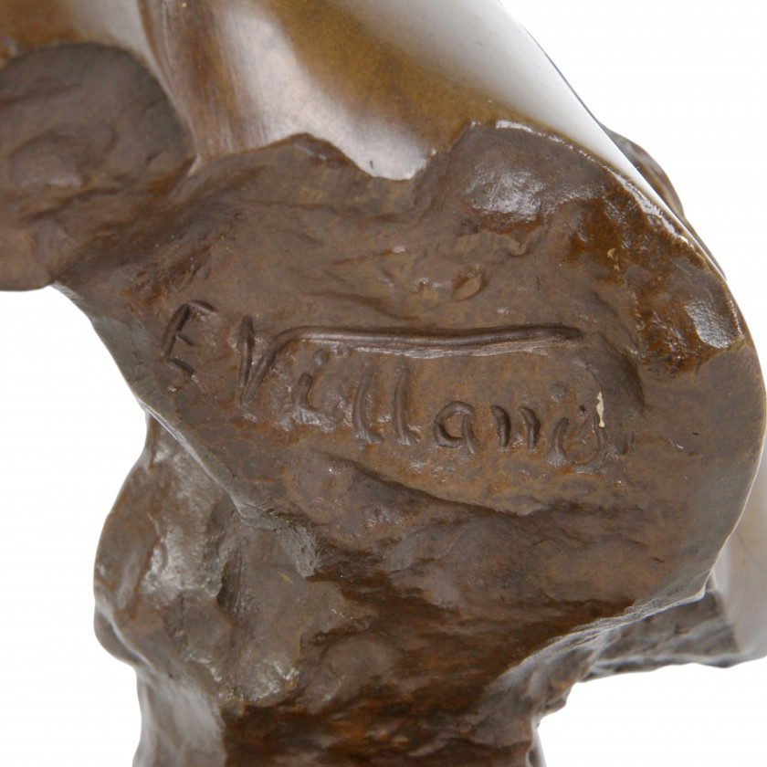 Bronze bust "Bohemian Girl"