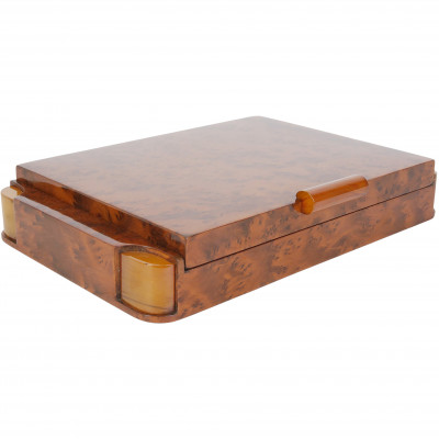 Wooden box in Art Deco style