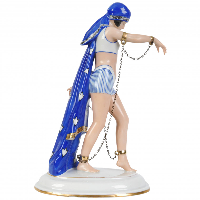 Porcelāna figūra "Verdzene dejotāja"