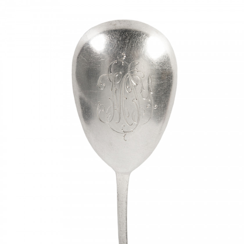 Silver spoon for sugar
