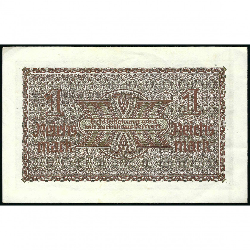 1 Reihsmarka, Vācijas okupētās teritorijas – Otrā pasaules kara laikā, 1940-45 (AU), Pick R136a