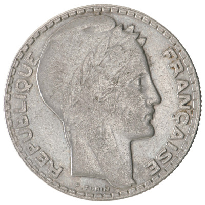 10 Francs 1933, France (F), KM 878
