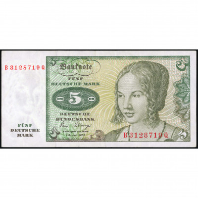 5 Deutsche Mark, Germany (Federal Republic)...