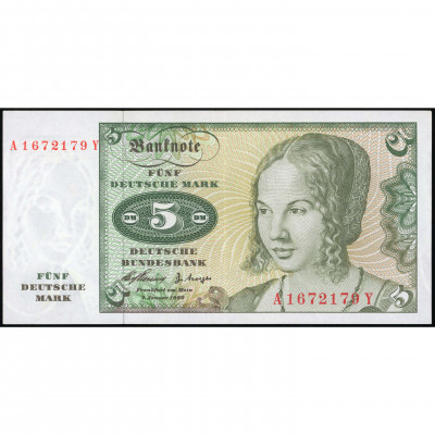 5 Deutsche Mark, Germany (Federal Republic)...