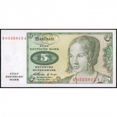 5 Deutsche Mark, Germany (Federal Republic)...