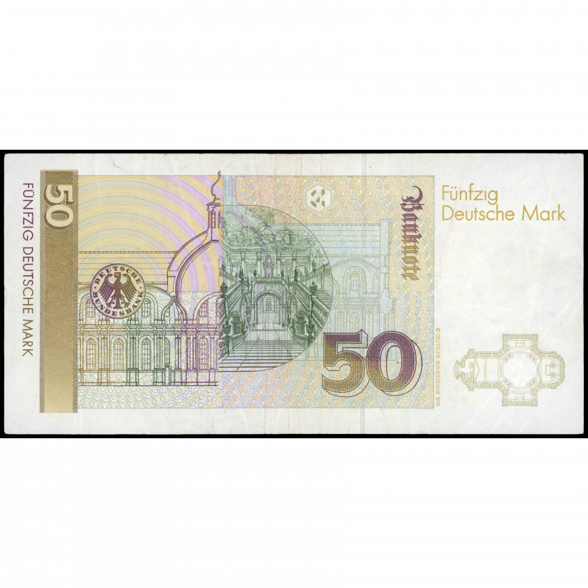 50 Deutsche Mark, Germany (Federal Republic), 1989 (VF), Pick 40a