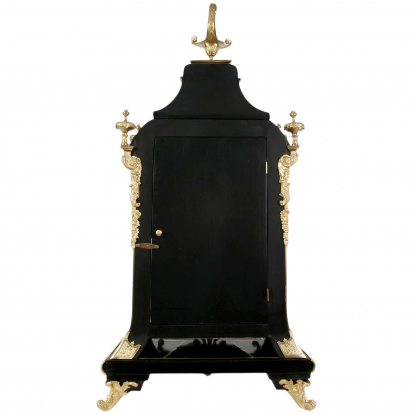 Boulle Style Mantel Clock with Ormolu Mounts