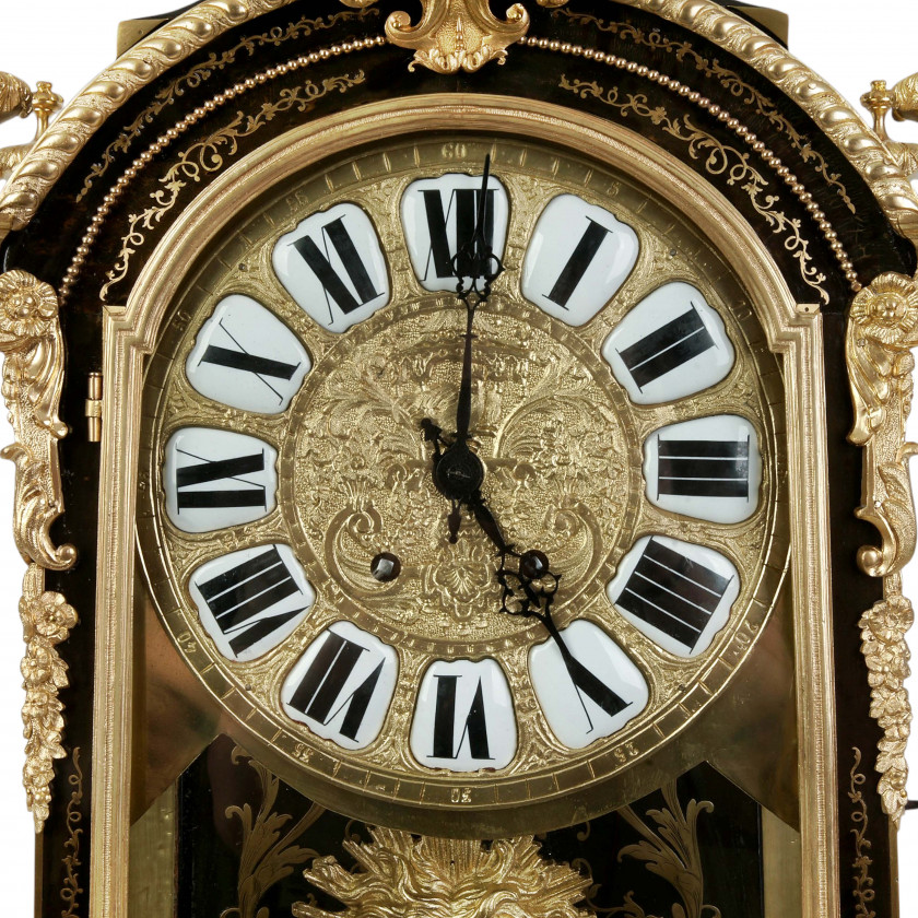 Boulle Style Mantel Clock with Ormolu Mounts
