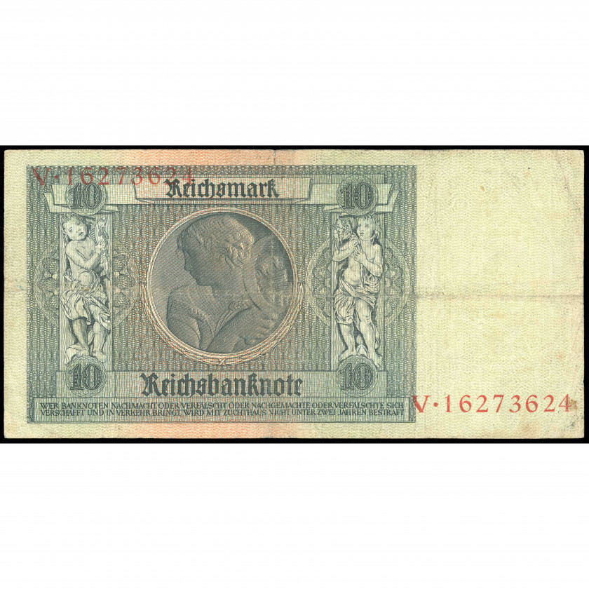 10 Reihsmarkas, Vācija, 1929 (F), Pick 180a