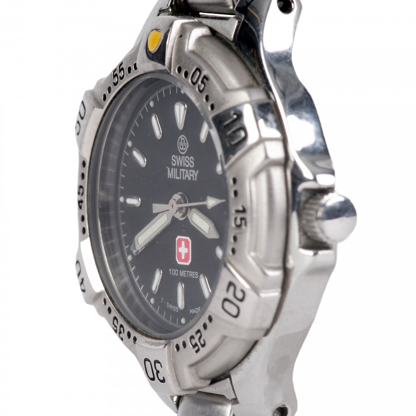 Stainless steel women's wristwatch "Swiss Military - Hanowa, 6-716"