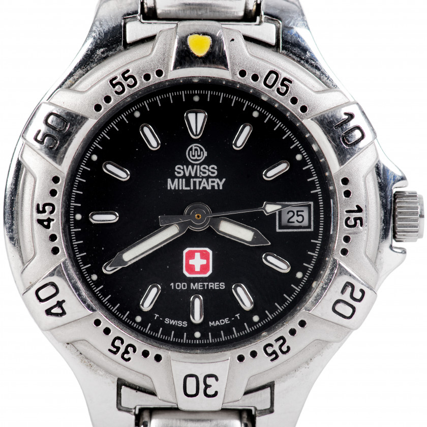 Stainless steel women's wristwatch "Swiss Military - Hanowa, 6-716"