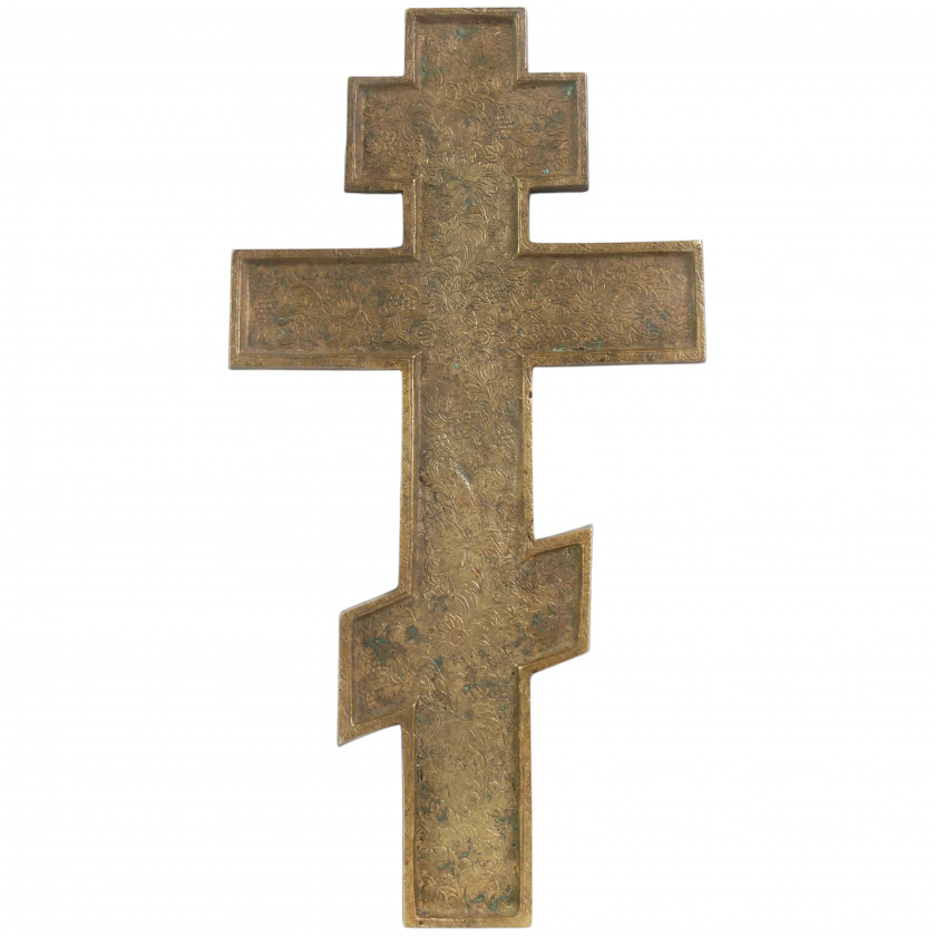 Cross "The Сrucifixion" with two-color enamel