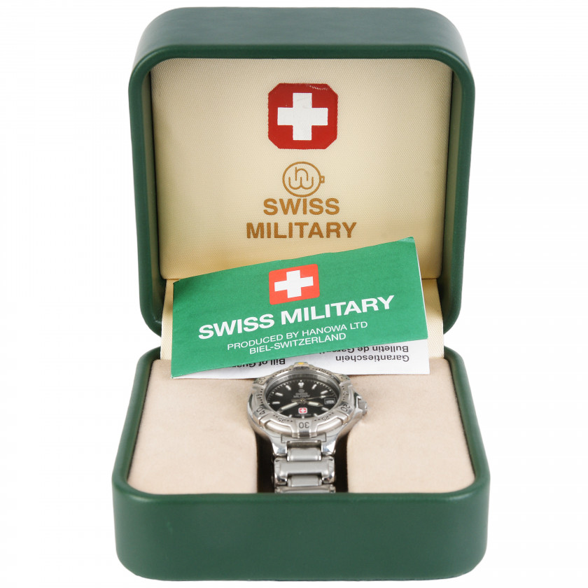 Sieviešu rokas pulkstenis no nerūsējošā tērauda "Swiss Military - Hanowa, 6-716"