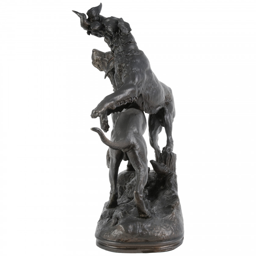 Sculpture "Hunting Dogs"