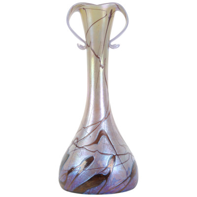 Glass vase in Art Nouveau style