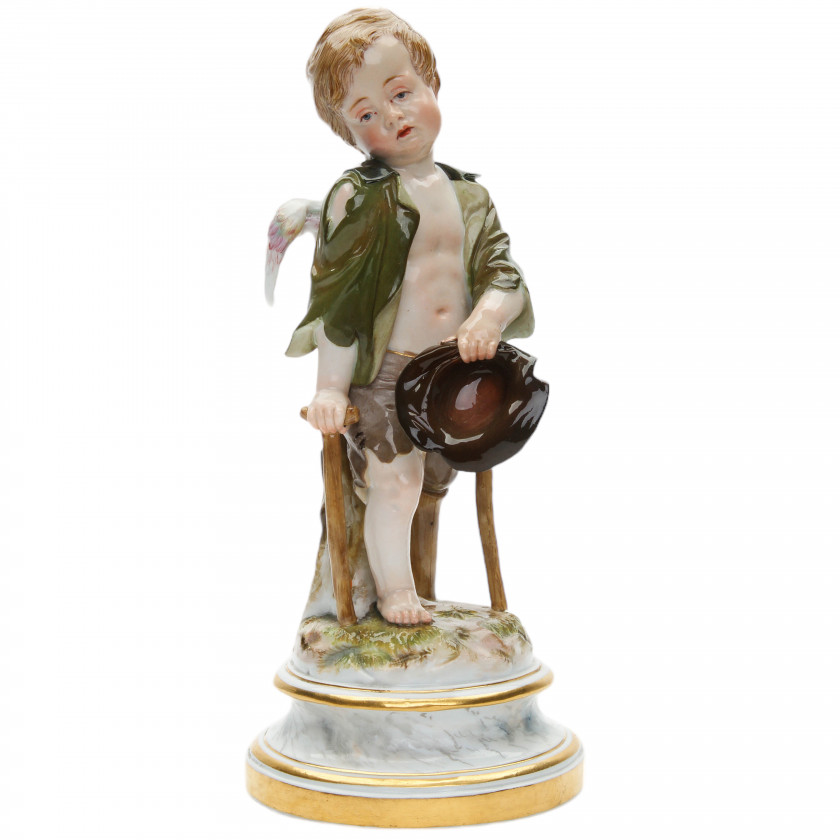Porcelain figure "Amor as a beggar"