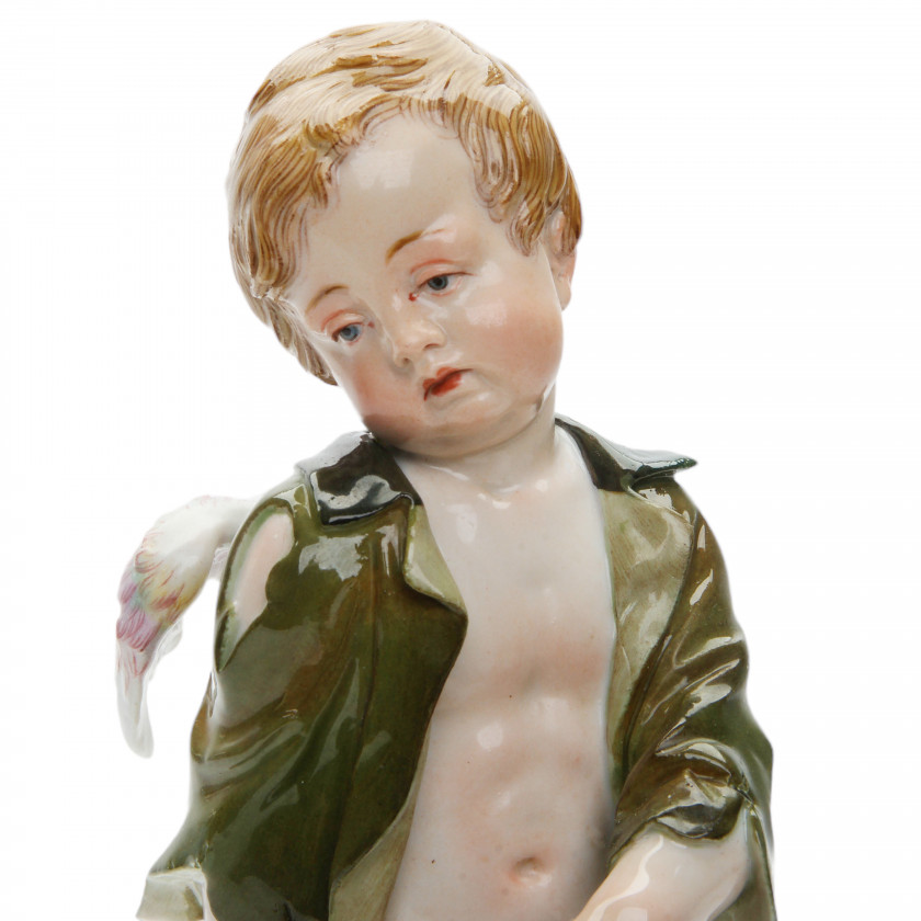 Porcelain figure "Amor as a beggar"