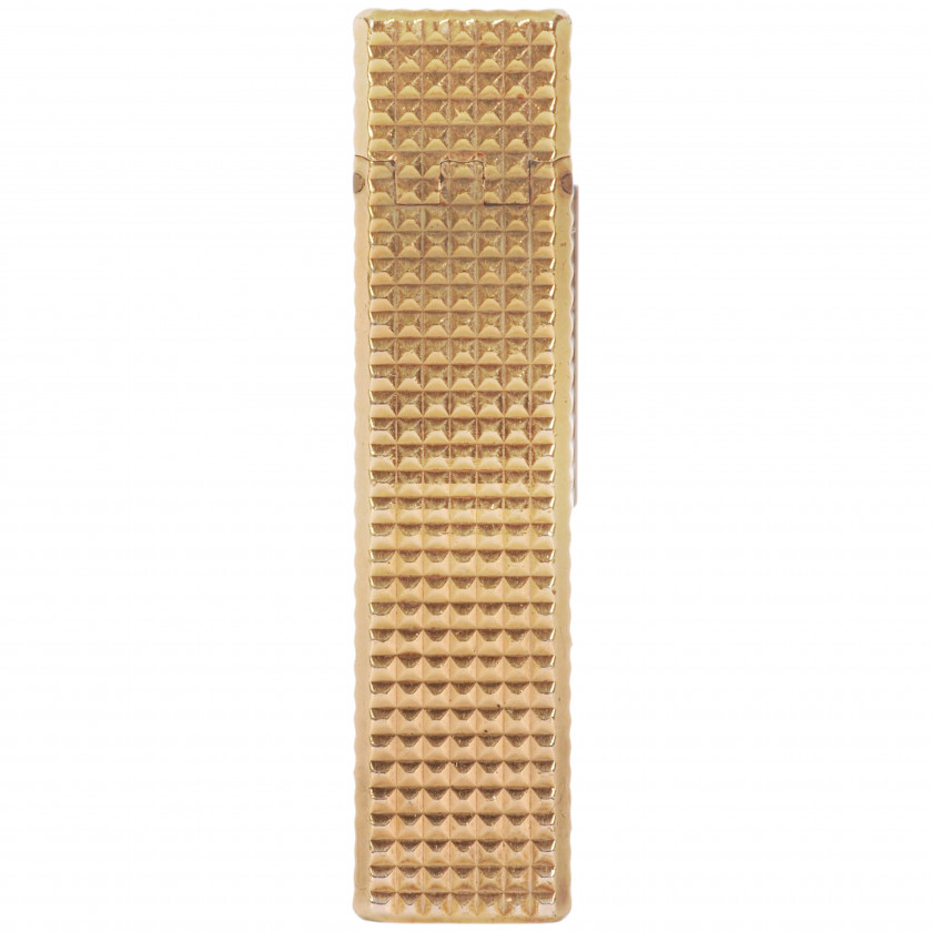 Зажигалка "S.T. DuPont Ligne 1 BR Regular, Gold plated diamond heads"