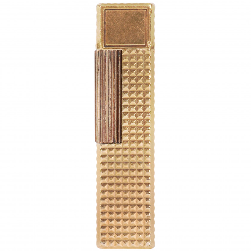 Зажигалка "S.T. DuPont Ligne 1 BR Regular, Gold plated diamond heads"