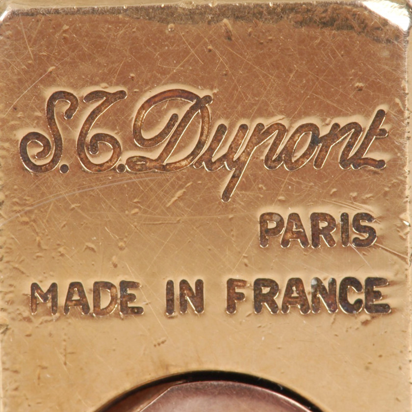 Зажигалка "S.T. DuPont Ligne 1 BR Regular, Gold plated diamond heads"