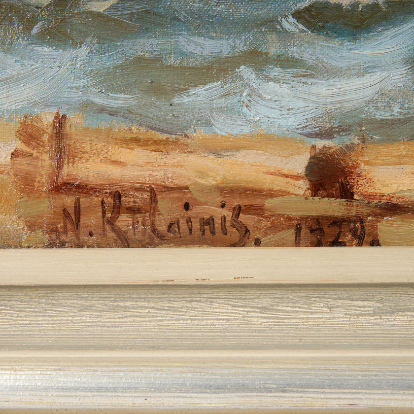 Painting "Panorama of Riga"